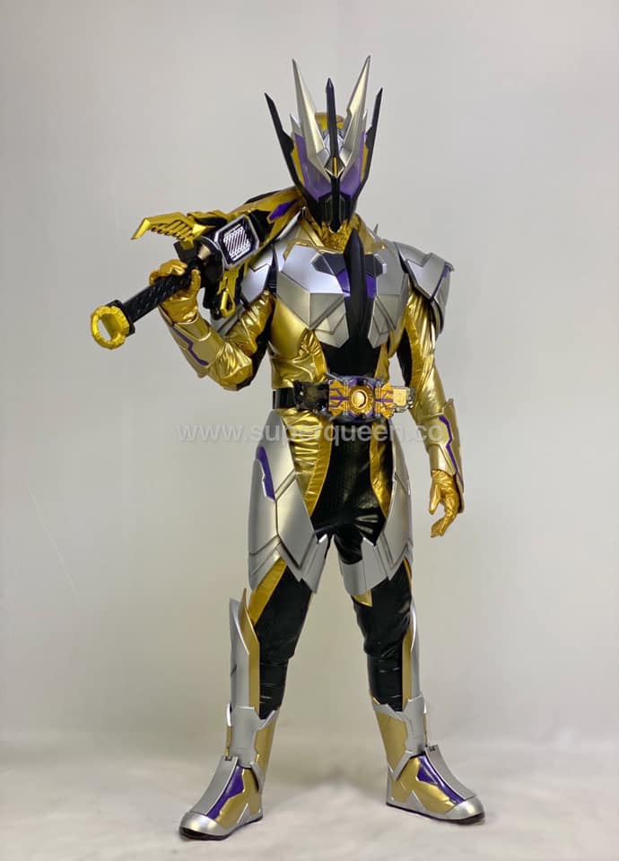 Super Queen Armour Costumes Studio ( https://www.facebook.com/SQcostumes/&nbsp;)* High-quality cosplay maker from China*With Kamen Rider suits, all of their suits are vacuum formed*Helmets (and props like a full-length Kamen Rider Saber sword) are around $300 #KamenRider  #仮面ライダー