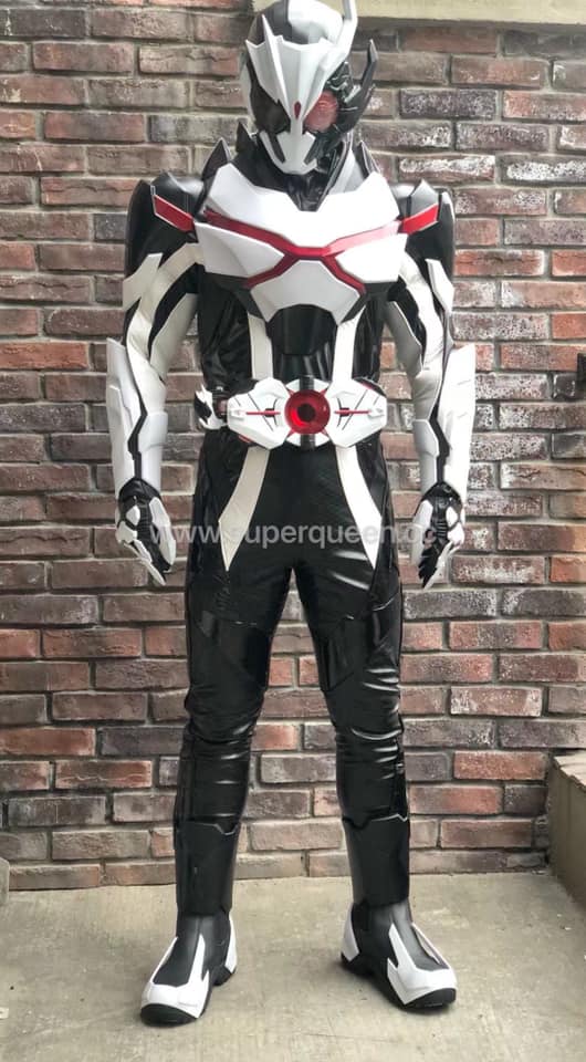 Super Queen Armour Costumes Studio ( https://www.facebook.com/SQcostumes/&nbsp;)* High-quality cosplay maker from China*With Kamen Rider suits, all of their suits are vacuum formed*Helmets (and props like a full-length Kamen Rider Saber sword) are around $300 #KamenRider  #仮面ライダー