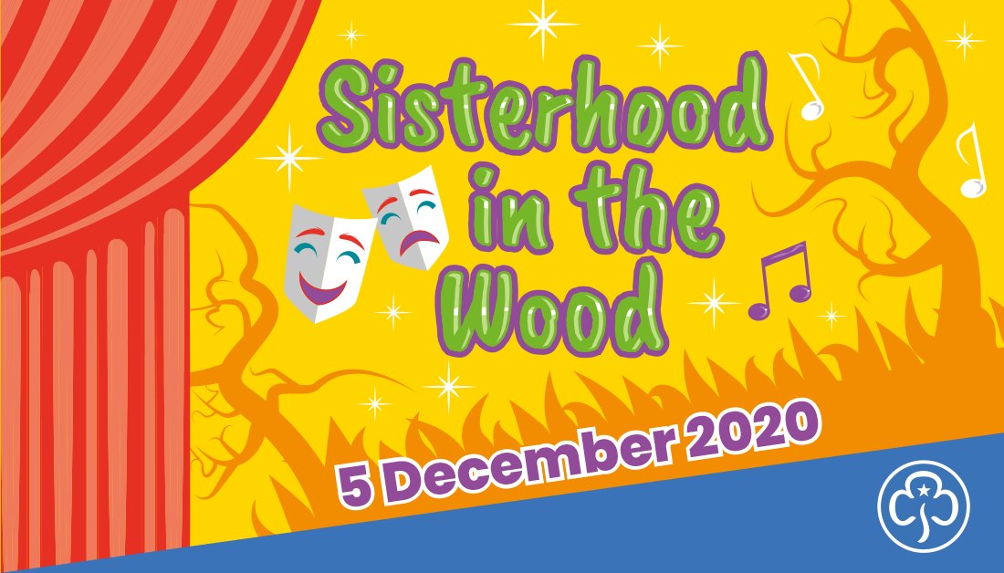 Girlguiding's tweet photo. Today's the day! We're so excited to watch #SisterhoodInTheWood 🌲 Here's everything you need to know:

🎙️ Show runs from 4pm-5.15pm
📺 Watch it here: https://t.co/G5xVnfRgXP
🎵 Remember to sing along
☑️ Tag us in your panto posts https://t.co/i0yJtTadC1