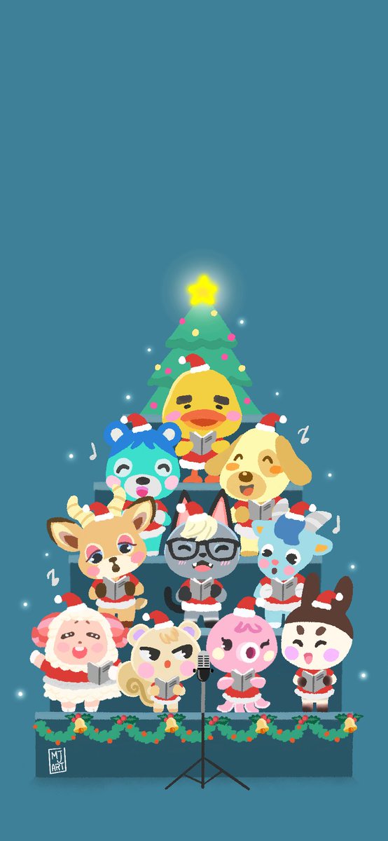 Hello! I've made Xmas theme wallpaper, the most wonderful time of the year!☃️ Feel free to use for phone and tablets.
Please kindly tag me if you want to share your screenshot. 🎅💗
🎄RTs are greatly appreciated🎄
#AnimalCrossingNewHorizons #acnhart #wallpapers #LockScreen #acnh