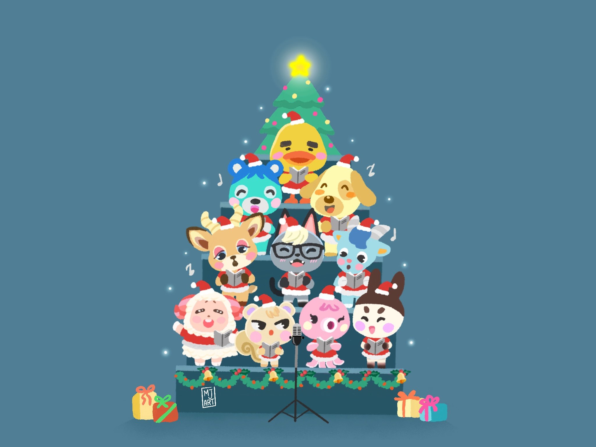 animal-crossing-christmas-wallpaper
