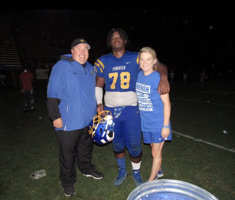 coachegrady's tweet photo. To our Cookie: This is NOT the end of our story, we have had 4 GREAT years together! ⁦@CoachGGrady⁩ and I were blessed the day you walked into our lives! More memories will be made but thank you for the ones we have built so far! ⁦@CjCook78⁩ #ForeverAGrady https://t.co/SqLsow36Q3