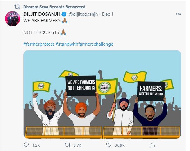 But this  @Dharmaseva trust is breaking rule by actively participating in ongoing political farmer protest in India with their all Social Media accounts including twitter, youtube, facebook and instagram.Please find below screenshot for you reference.
