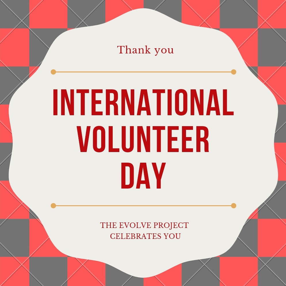 The Evolve Project wishes all its volunteers happy volunteers day.
Keep being awesome🎉