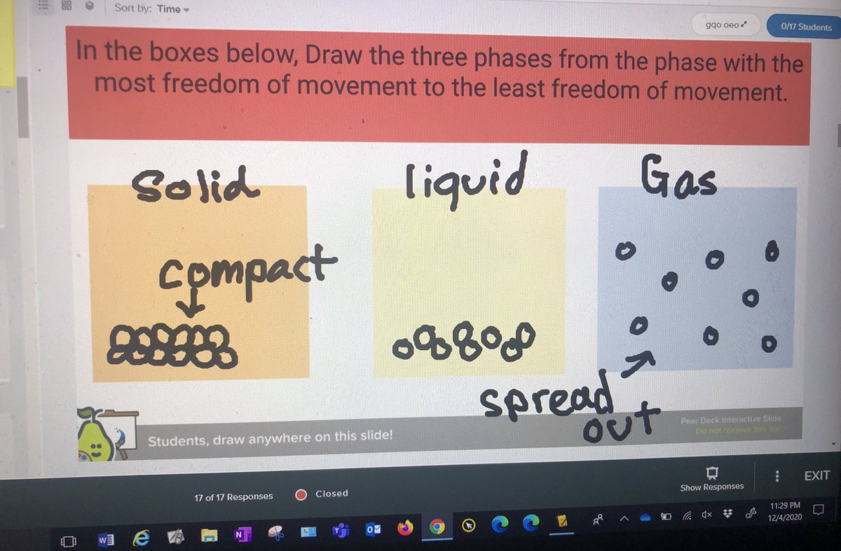 shobica_wadhwa's tweet image. We had so much fun developing and using models through @PearDeck #ScienceAndEngineeringPractice #CreatingAndRevisingModels  #Friday #PhasesofMatter🧊💧💨
