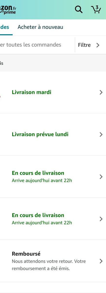 ProcessusT's tweet image. Un service rapide, pas cher, avec un support client disponible et qui ne discute pas les remboursements, les livraisons primes ultra rapides...
J'arrêterai d'utiliser Amazon lorsqu'on aura le même niveau de service ailleurs, mais pour l'instant ça n'est pas le cas !
#NoAmazon