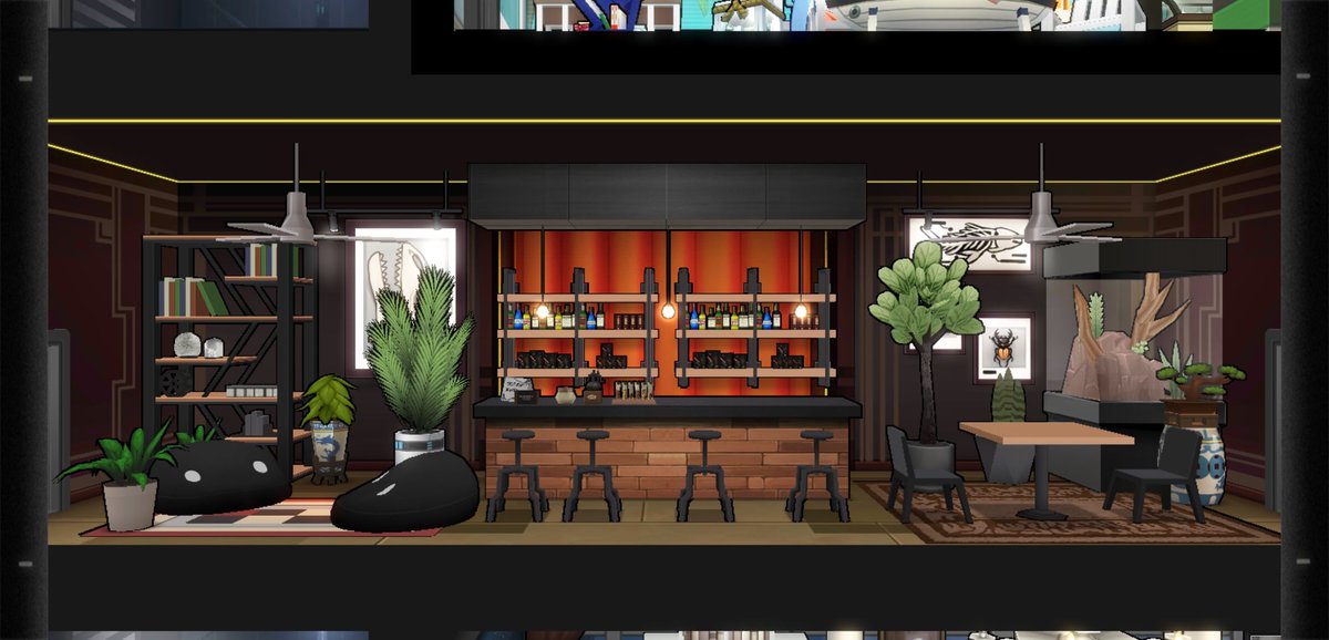 K62943's tweet photo. Did some decorations today😎
1. Reception Area (Lobby)
2. Ocean View Restaurant
3. Cafe (with Botanical Theme)
4. Music Lounge
#Arknights #明日方舟 https://t.co/ZDsxeasF0t