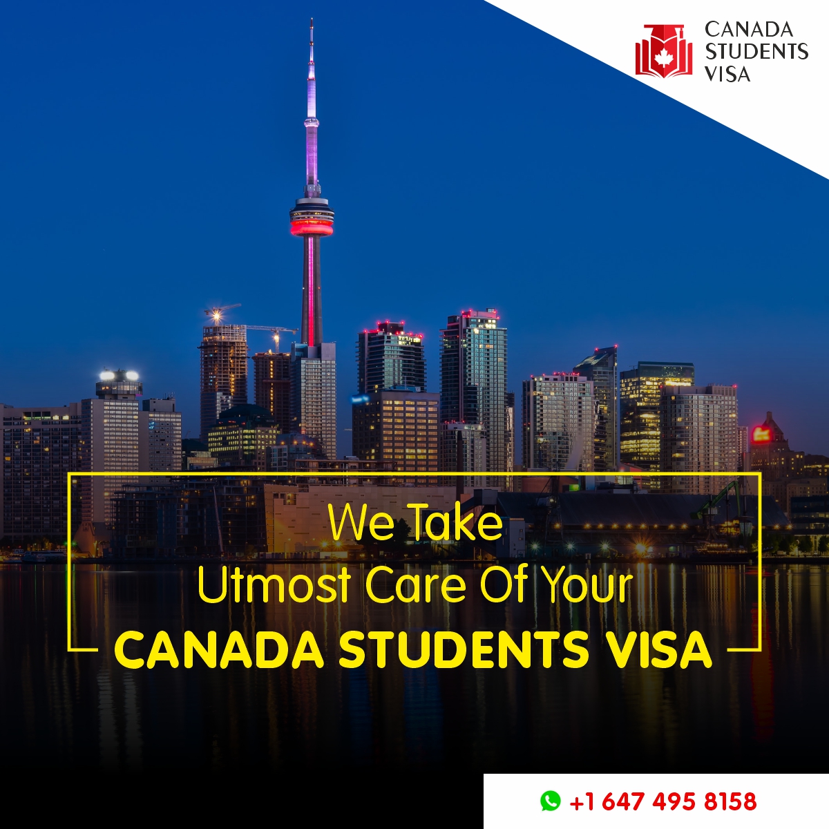 StudentsVisa's tweet photo. Don’t worry for your Canada Students Visa, when with us! We take care of your entire study in Canada process, from the beginning to the https://t.co/Y1KTqZunZS us NOW - +91 96016 03687 +1 647 495 8158
Visit - https://t.co/5EUqeVj0Ci

#canada #studyincanada #canadastudentvisa https://t.co/qEGIuFd7GO