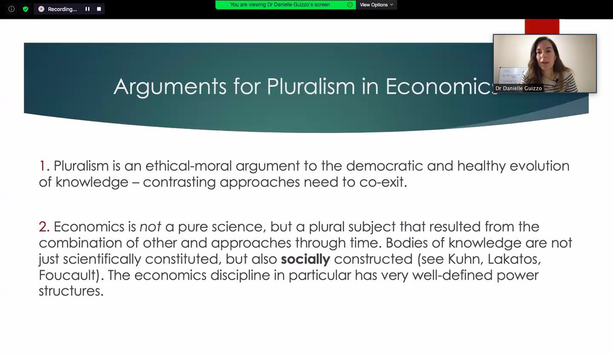 Four reasons why need pluralism in economics  @danielle_guizzo  @study_plural