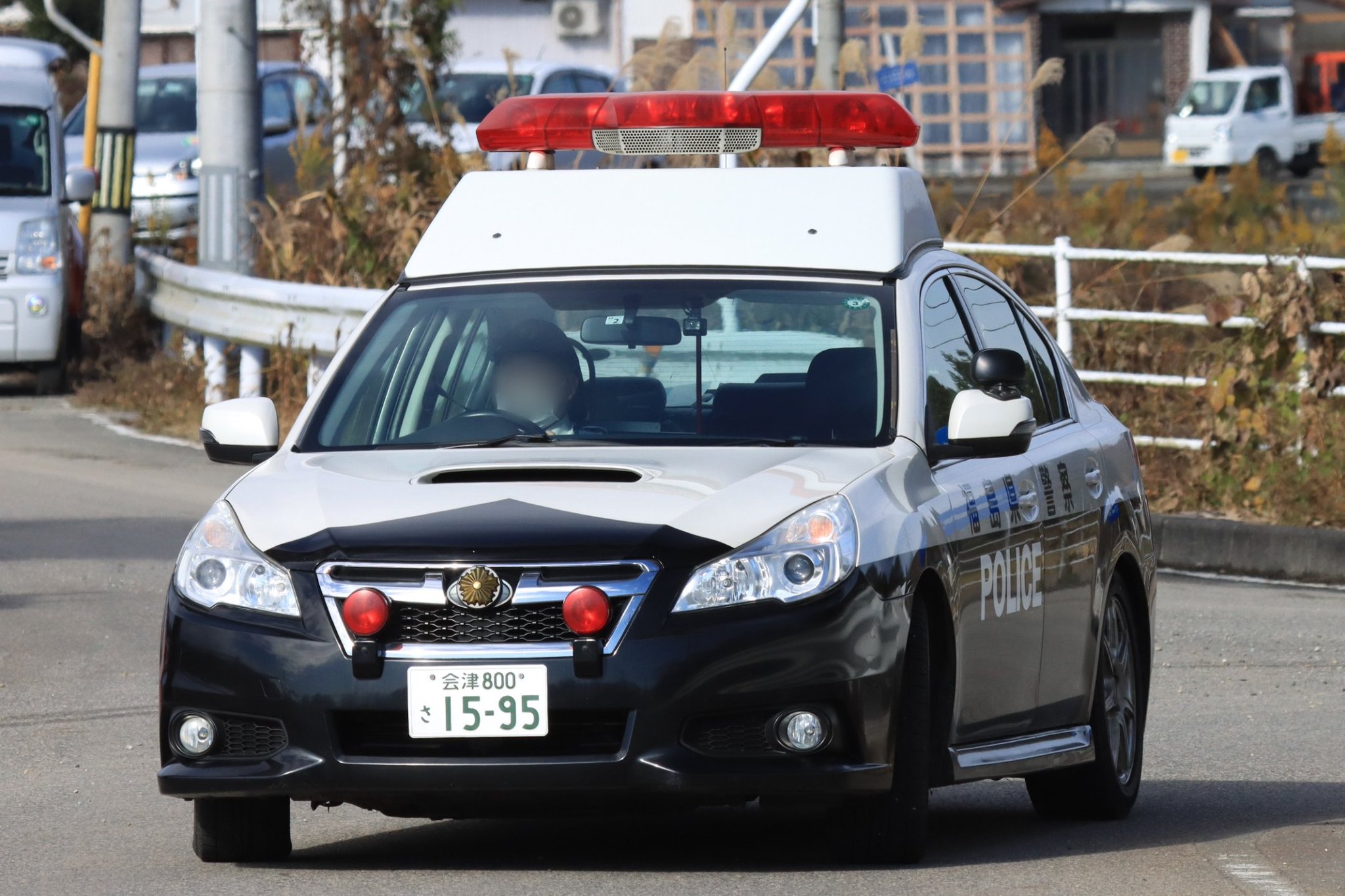 Eななにーいち 福島県警 喜多方警察署 Bmレガシィb4無線警ら車 特別警ら隊で活動していた車両で対空表示はそのままでした