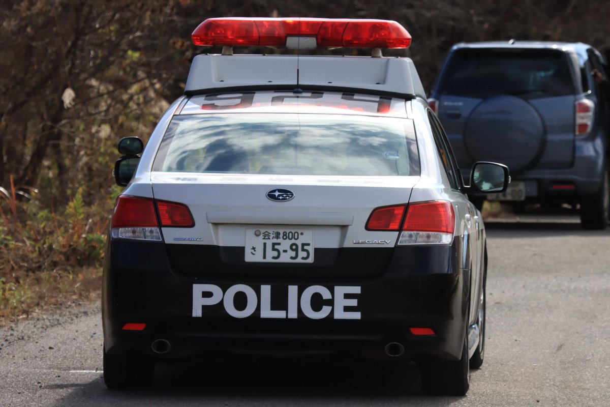 Eななにーいち 福島県警 喜多方警察署 Bmレガシィb4無線警ら車 特別警ら隊で活動していた車両で対空表示はそのままでした