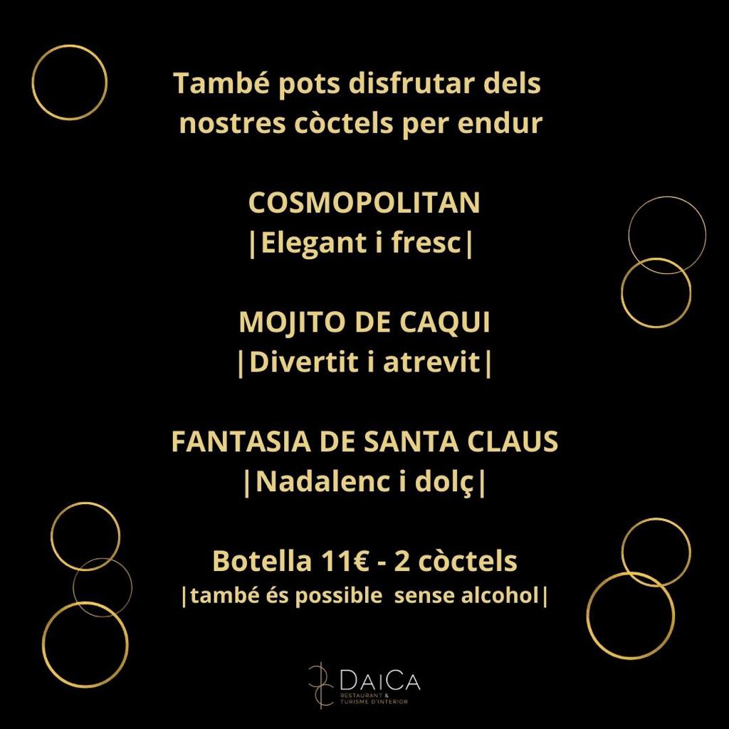 DaicaRestaurant's tweet photo. Menu de cap d'any per endur😋 https://t.co/VXp1tQVQCT