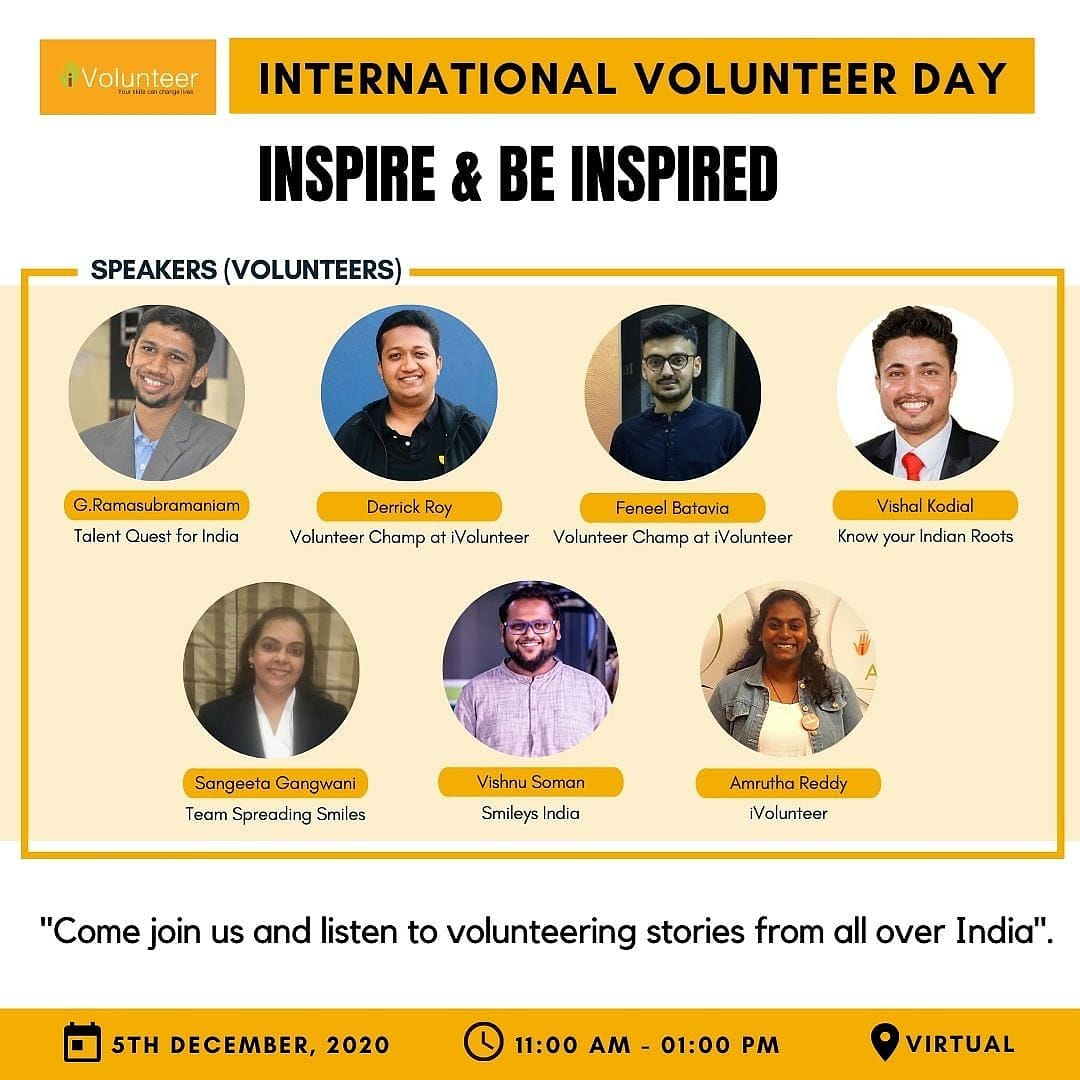 tweetsfromvish's tweet photo. Thank you @iVolunteerIndia  for this. Had an amazing #InternationalVolunteerDay connecting with super coolpeople across India
#VolunteerDay #Volunteering https://t.co/VfJT9fBSEC