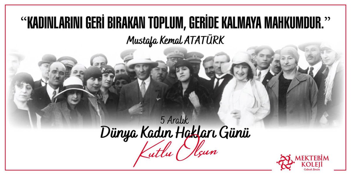 tgctml_'s tweet photo. “Kadınları geri bırakan toplum, geride kalmaya mahkumdur.” Mustafa Kemal ATATÜRK 

Dünya Kadın Hakları Günü Kutlu Olsun 

#Mektebim #GelecekBenim https://t.co/1sTOX5HujN