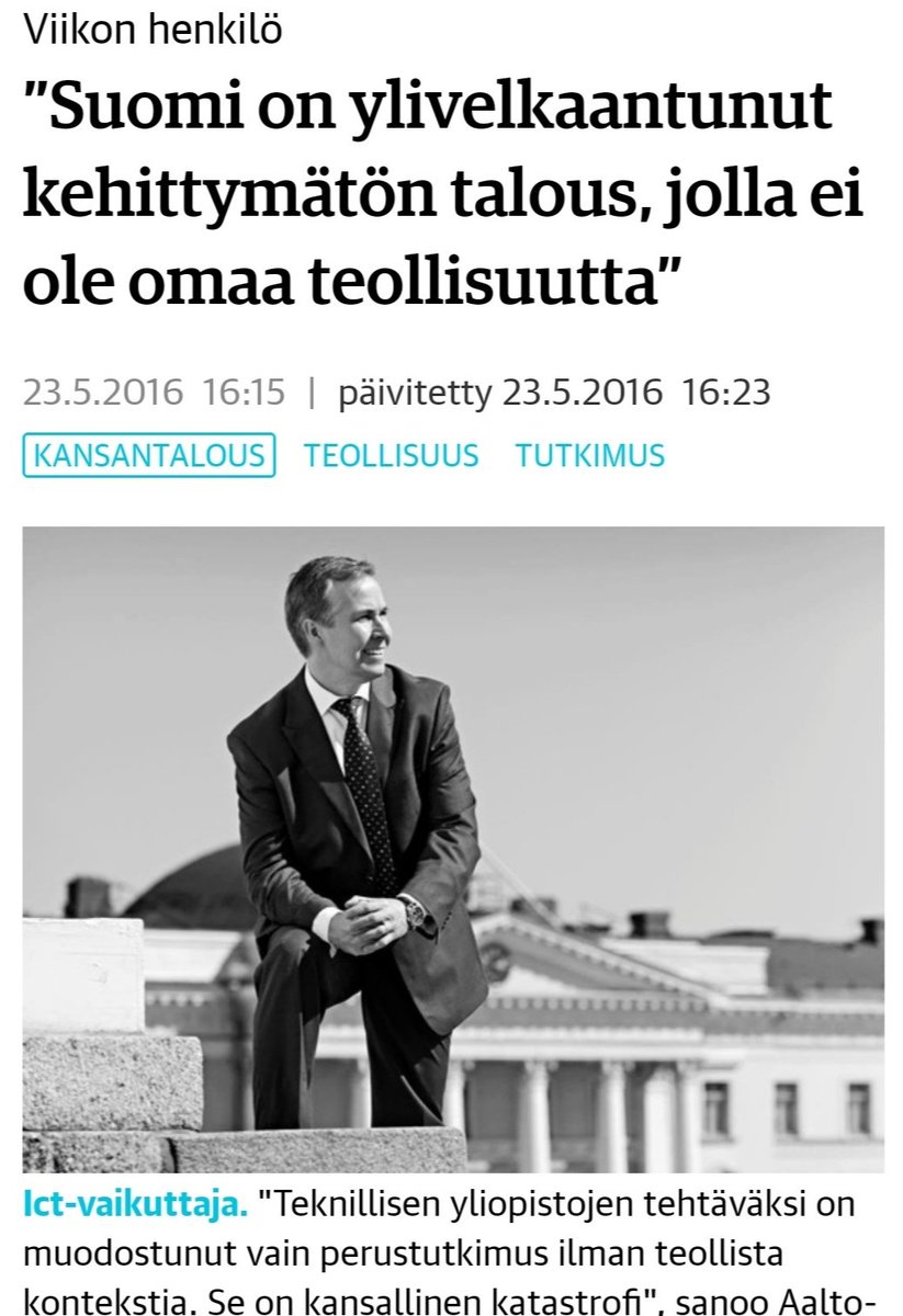 MikaHelenius's tweet photo. @Energiatutka @Mika_Susi @ReaktorNow @FISCFi @Digipooli @Energiatutka #klusteri ! Ekosysteemi wohkaaminen ja jankkaaminen on maksanut Suomelle 100 miljardia € 2000-luvulla. https://t.co/HZuCSrlLDv