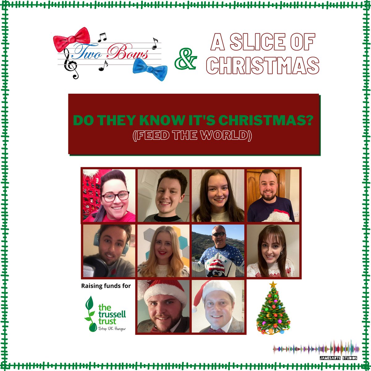 thetwobows's tweet photo. #charitysingle for #Christmas2020 in aid of the #trusselltrust being released on our Facebook at 11am! Head over to our page to check it out https://t.co/4NrqB0WepF