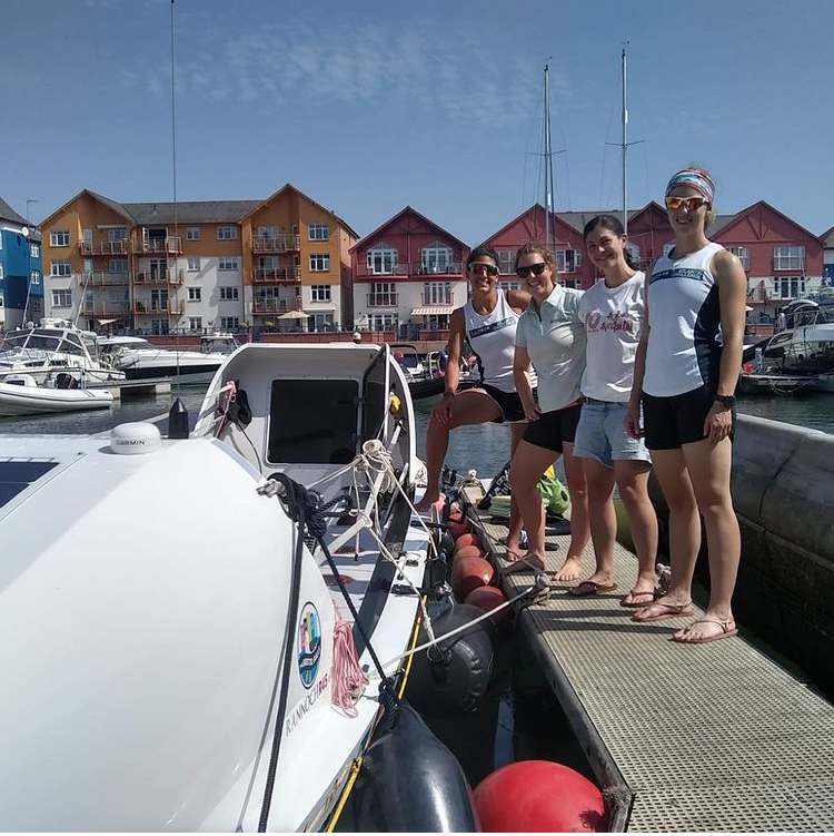 CleanBrizHarbr's tweet photo. @thebristolgulls have now arrived in La Gomera for their 3000 mile row across the Atlantic in the TWAC2020 Talisker Whiskey challenge in the events first ever eco boat! Go and follow their epic journey as they lead the way in sustainable activism and support CUBH along the way! https://t.co/iOpsYMGAC9