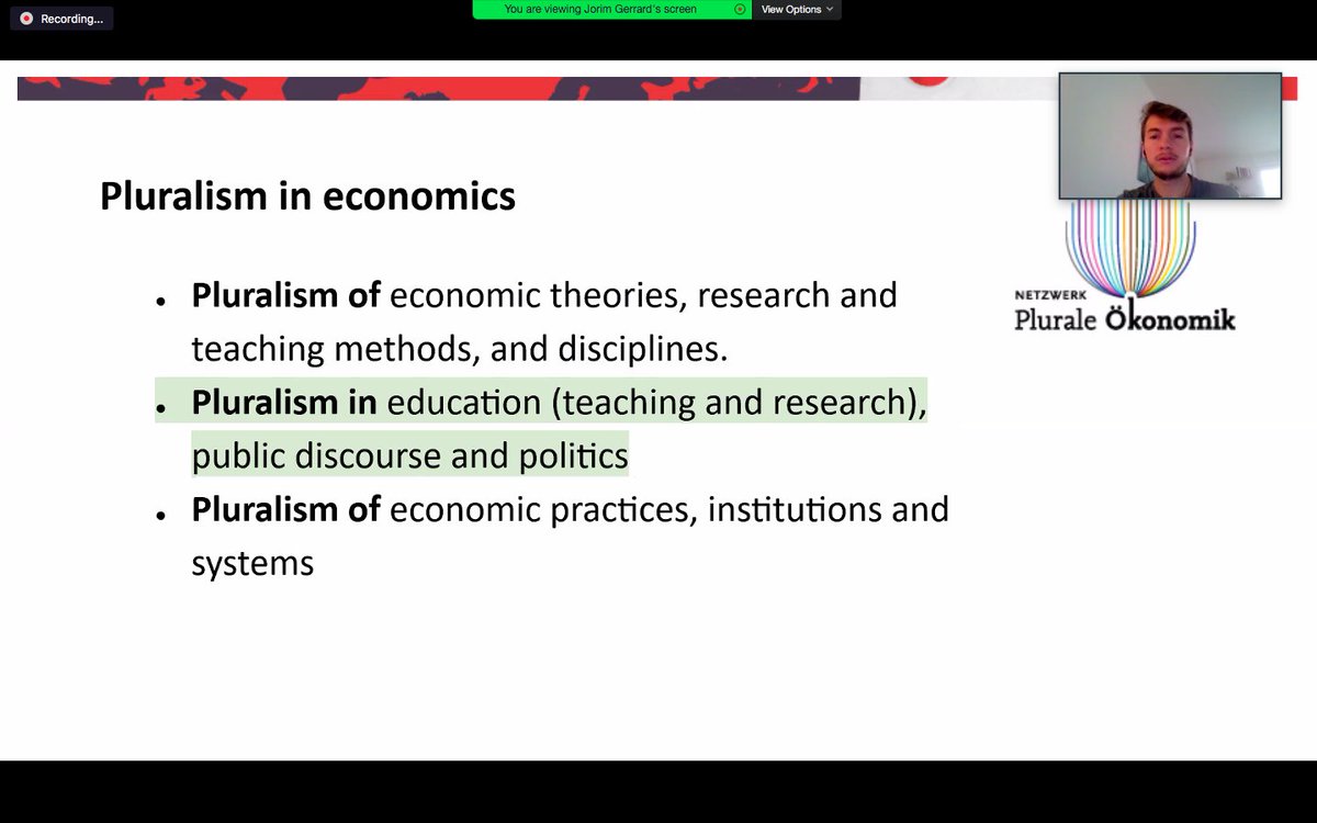 Our Pluralist Economics Workshop has kicked with  @jorim_gerrard introducing why need pluralist economics!