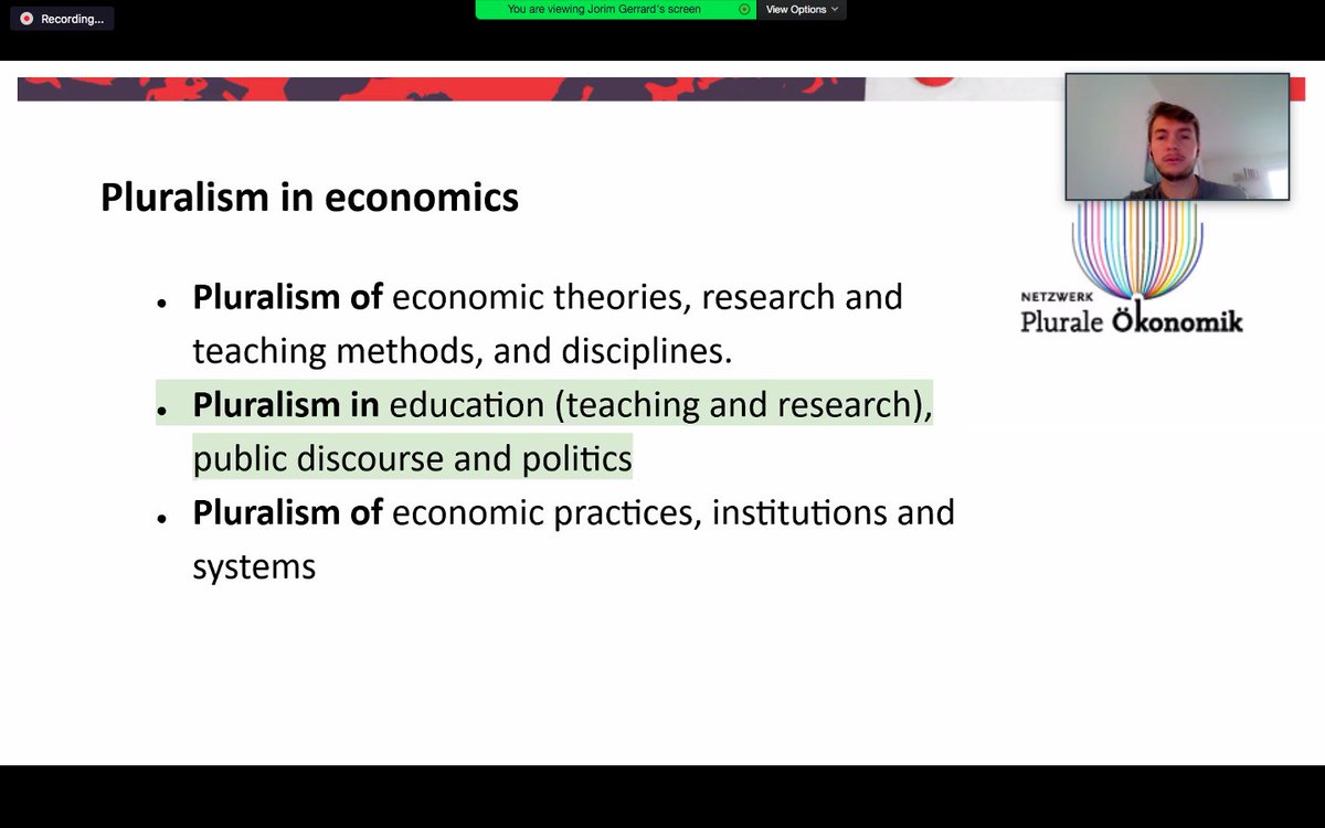 Our Pluralist Economics Workshop has kicked with  @jorim_gerrard introducing why need pluralist economics!