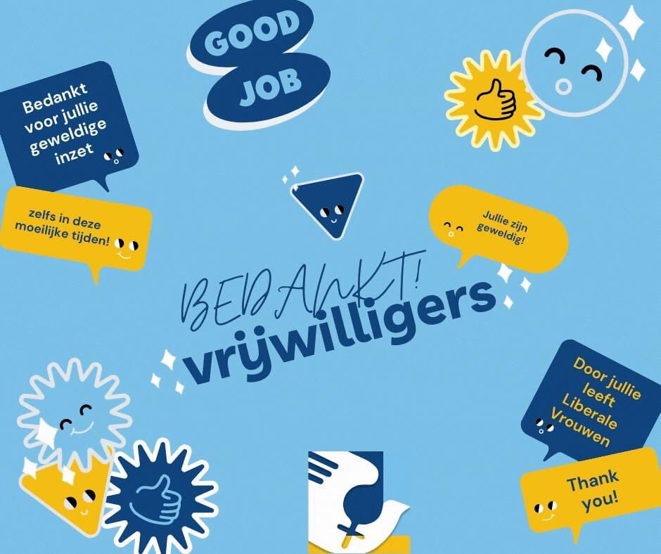 LibellenK's tweet image. Bedankt aan alle vrijwilligers...💙 bedankt voor jullie inzet. 💙