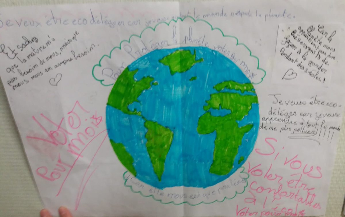 louisemichel_lh's tweet photo. Quand l’#ecologie et la #citoyenneté européenne réunissent les élèves de cycle 3 autour d’une campagne en anglais pour l’élection des éco-délégués. Bel investissement des élèves et des enseignants ! Merci #Erasmus #2DFCS @EcoleJehan @LhVaillant @JulesHavre #Euroscol #E3D #planLV https://t.co/yYTOYQRVSE