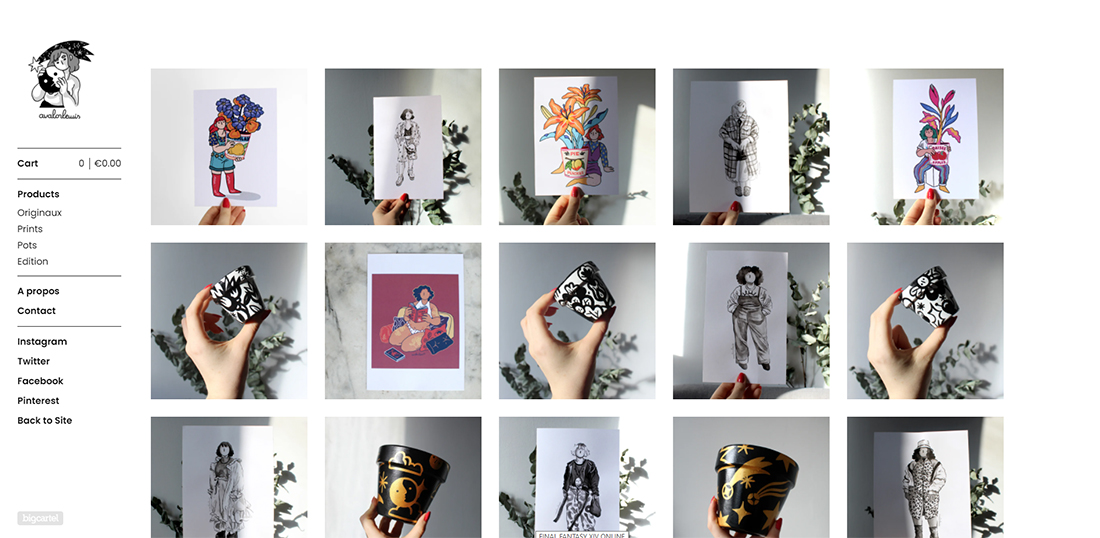 🎁🎄 Le shop est ouvert ! 🎄🎁

lewisavalon.bigcartel.com

____
#PucesIllustration2020
#descreatricessouslesapin

Ps : n'hésitez pas à y passer régulièrement, d'autres articles seront ajoutés !