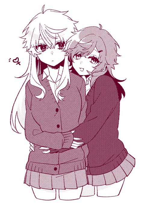※性転換学パロ ♀なこにゃと♂ささしぃ落書き 