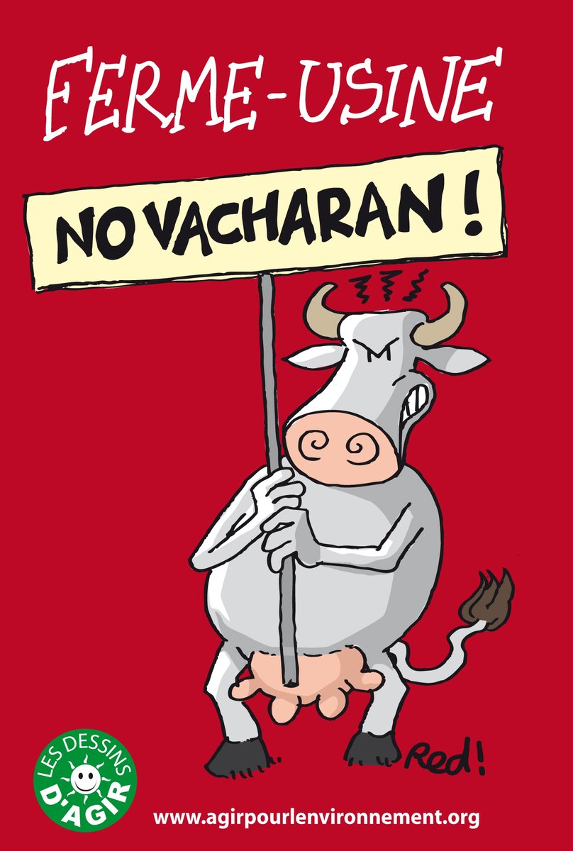 Ce n'est pas tous les jours qu'on finit par avoir la peau d'un grand projet inutile et imposé. Réjouissons-nous de l'abandon de la ferme-usine des #1000vaches #novacharan #lavachequirit