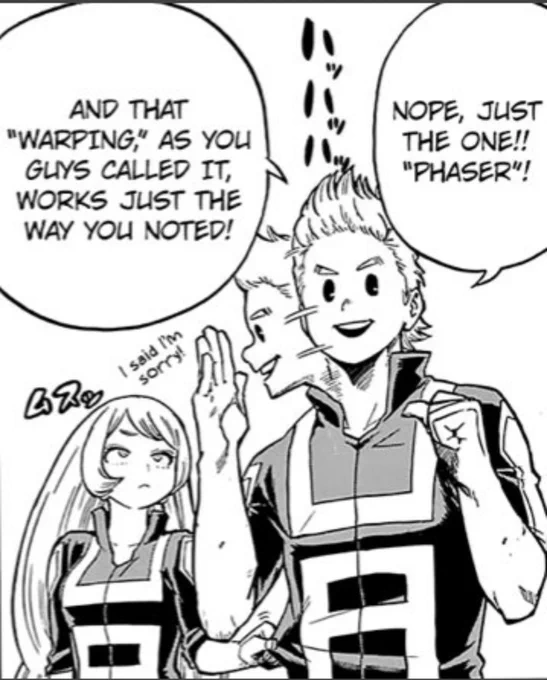 Damn I really like these two together like a lot

Mirio x Nejire underrated asf

#BNHA293 