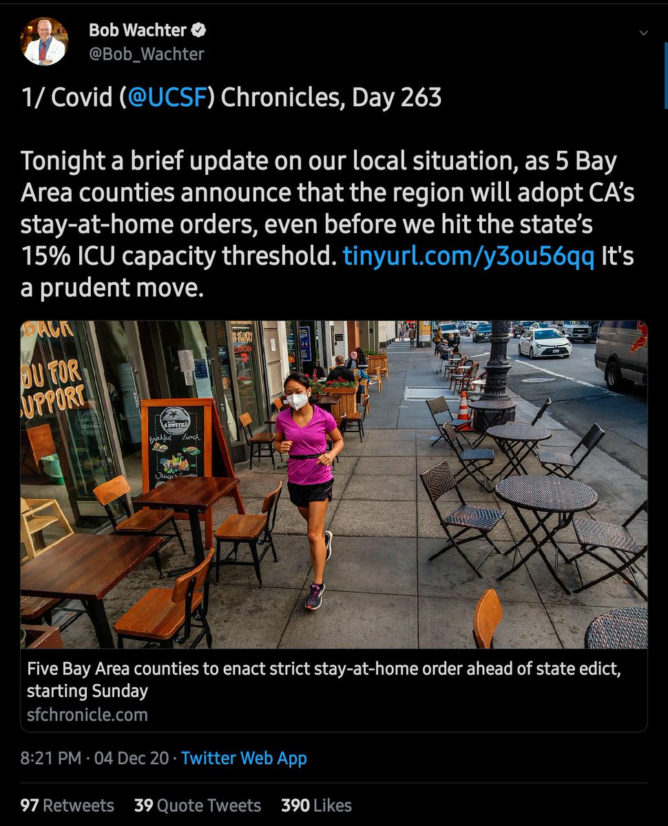CherylMorrisW's tweet photo. #COVID19 😷 #COVID #STAYATHOME #SanFrancisco 🌉 #California #Lockdown2 #BayAreaLockdown 

👀 👇

https://t.co/NqcqoMqXtS https://t.co/EIA63cW7Pd