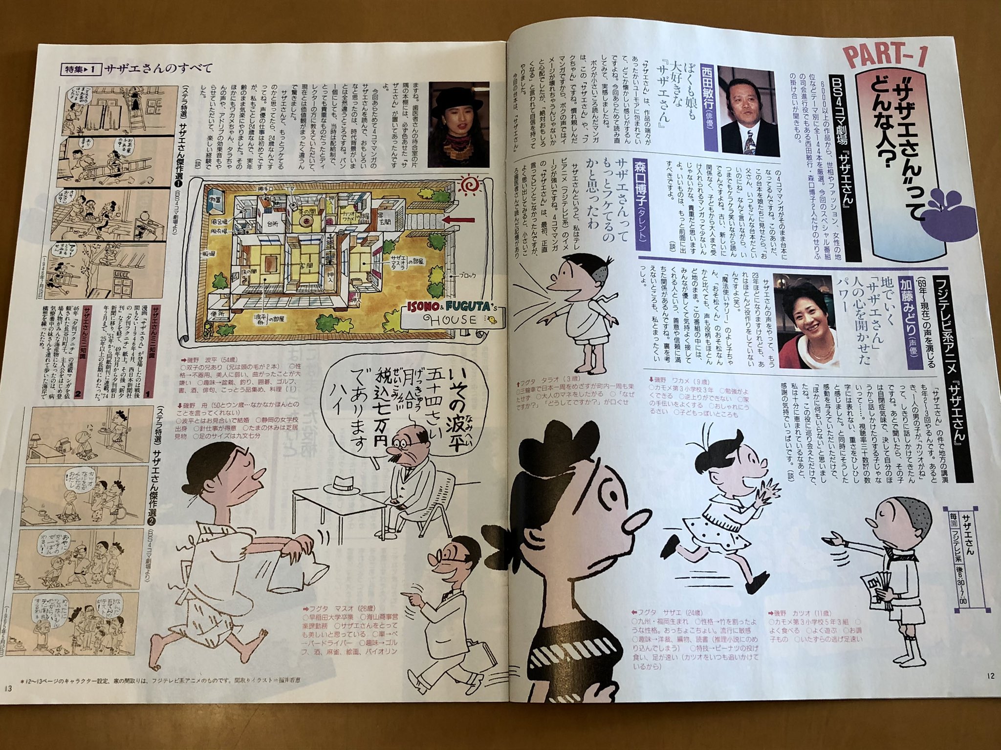 磯野家のお茶の間 サザエさんサブタイトル研究家 他にも長谷川町子先生をモデルにした 朝ドラ マー姉ちゃん のよりぬき版や 毎回スタジオにエイケンの毛内節夫さんが 登場し レアな資料を公開したりと ほんとパラダイスな内容でした またやって