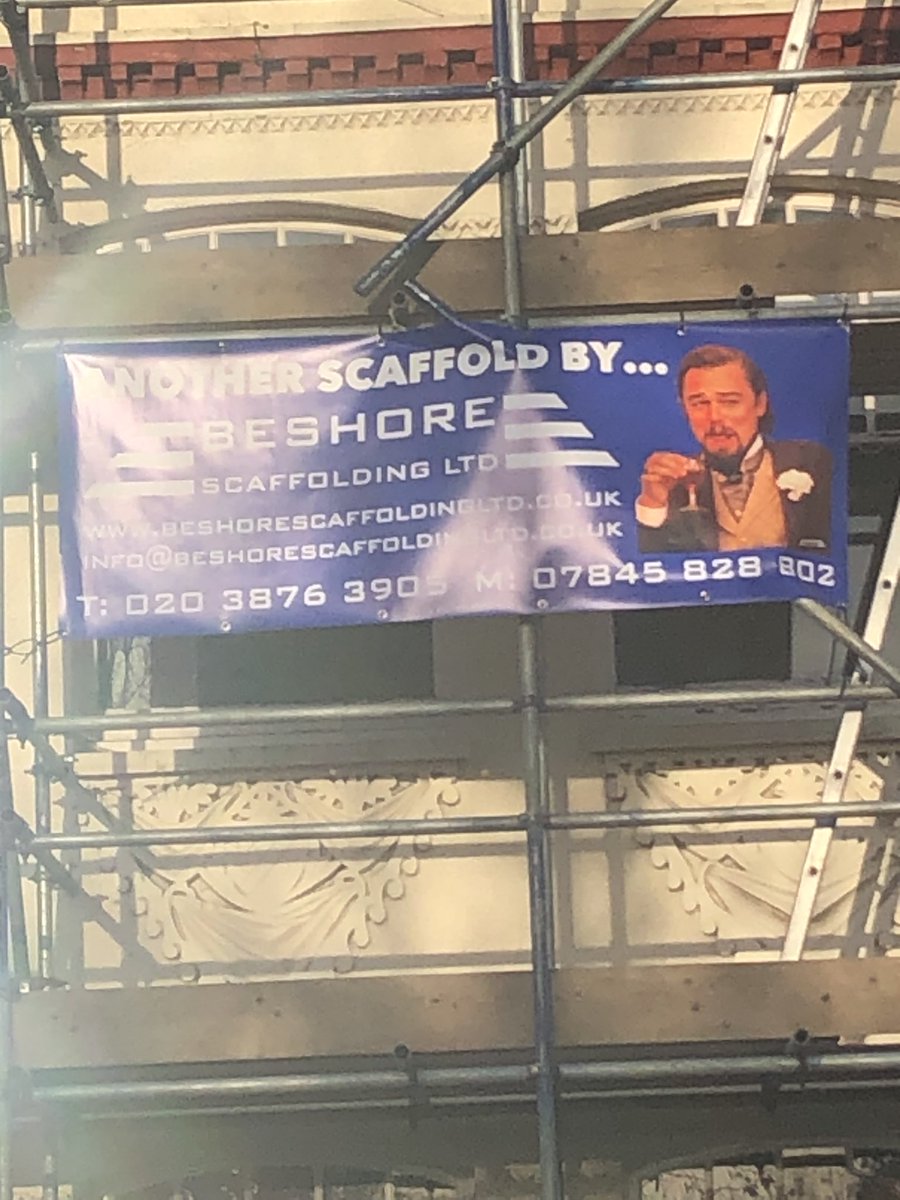 iamstevemorgan's tweet image. I think they’re winning the scaffolding game! #London