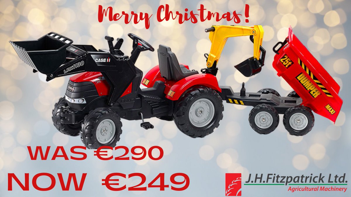 JH_Fitzpatrick's tweet photo. Exact replica of Puma 240CVX pedal model, equipped with front loader, excavator and tilt trailer. Contact Shop Ph: 045 525 344 to discuss invoicing &amp; shipping! #kildarefarmtoys #caseihtoys #jhfitzpatrick https://t.co/gSrDfTGLuC