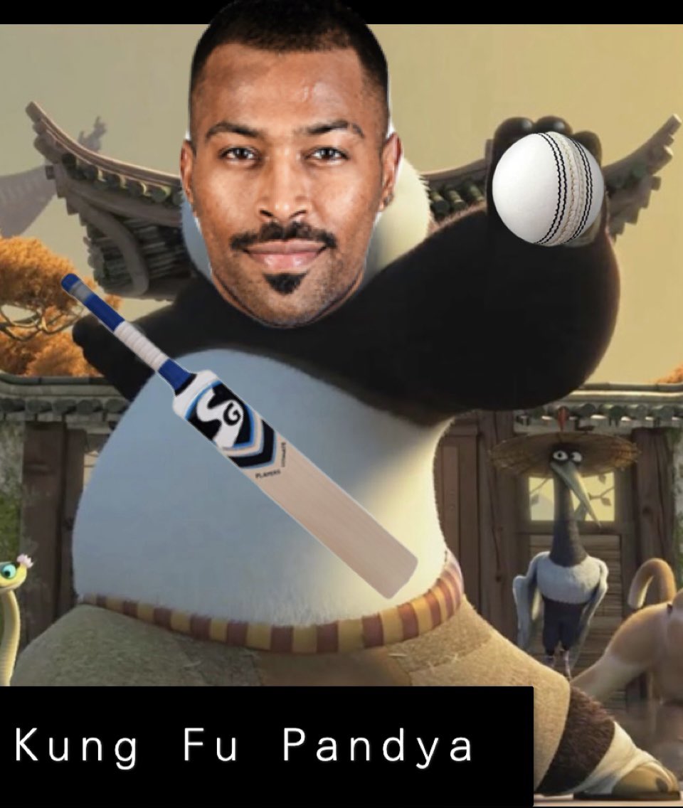 Aparaditya's tweet photo. Introducing the best all-rounder in the world, Kung Fu Pandya👑 https://t.co/k4dNo0vQPu