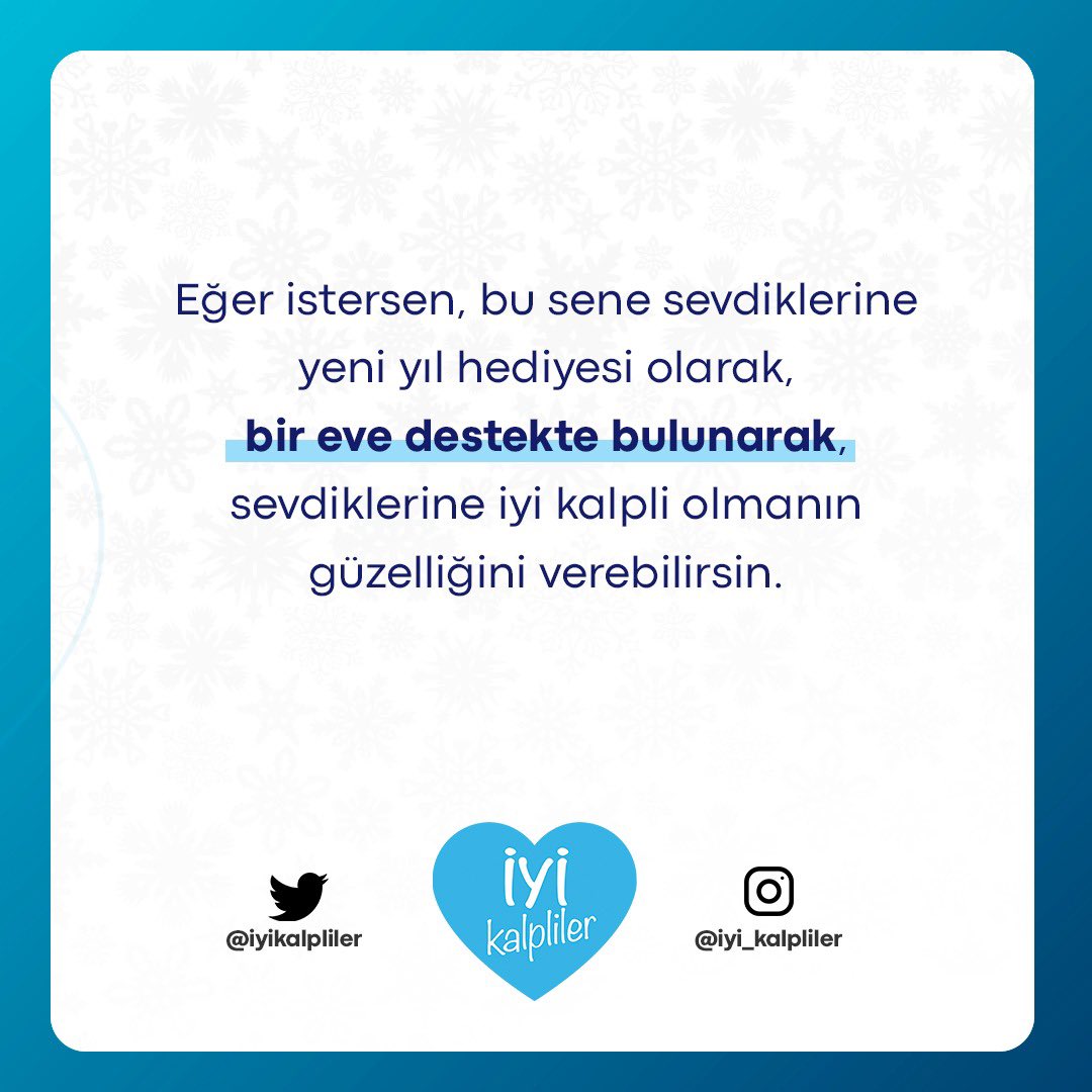 İyi Kalpliler Dayanışma Projesi hiçbir kuruma, derneğe, vakfa, cemaate, tarikata yaslanmayan tamamen bağımsız bir girişim. Zaten kültürümüzde var olan yardımlaşma geleneğine yeniden tutunacağız.