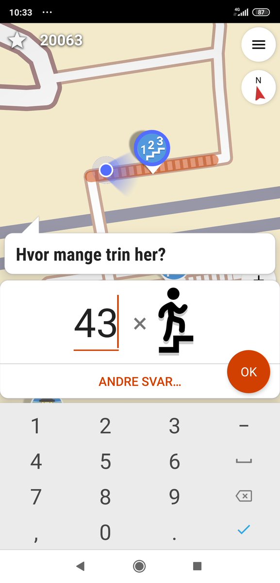 neogeografen's tweet photo. Samler trappedata fra den nye Vinge Station (åbner 14/12) med StreetComplete app. Og jo jeg har gået op ad trapperne for at tælle. Frie data er nu i #openstreetmap #datamotion https://t.co/DANMtQle04