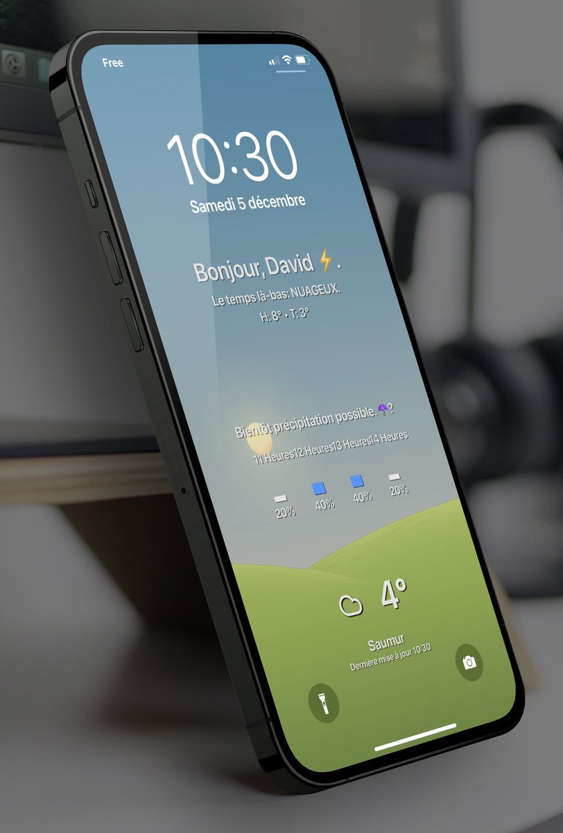 TeboulDavid1's tweet photo. Saturday morning ๐ฅ
.
๐ Wall @Alan140503
๐ Icons ๐๐ผ https://t.co/yPFJa5yQAl
๐ Weather @thewaytozion
.
#iPhone12ProMax
#ios14homescreen
#ios14icons
#nojailbreak
#Wallpapers
#Iconboard
@JunesIphone #screenshotx
#iOS143DevBeta3
#Widgy https://t.co/529RfMRF8M
