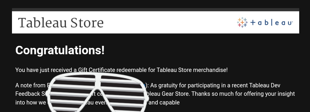 steven4320555's tweet image. This is like a #ChristmasGift
Thanks @tableau for the Gift Certification. In the past, I only got some free certifications, now I can explore a paid one.
Thanks @thomas_nhan, looking forward to see more development of the #DataModel, make #relationalDB grow more organic;)