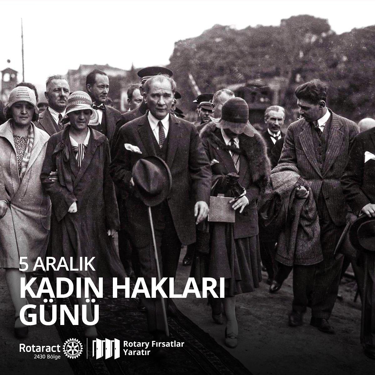 Bugün 5 Aralık Kadın Hakları Günü, tüm cinsiyetlerin birbirleri ile eşit haklara sahip olması yönünde atılmış çok önemli bir adımın yıldönümü. Kutlu Olsun! Toplumun tüm üyelerine eşit yaklaşacağımız, aydınlık gelecekler ümit ediyoruz. #5aralıkdünyakadınhaklarıgünü