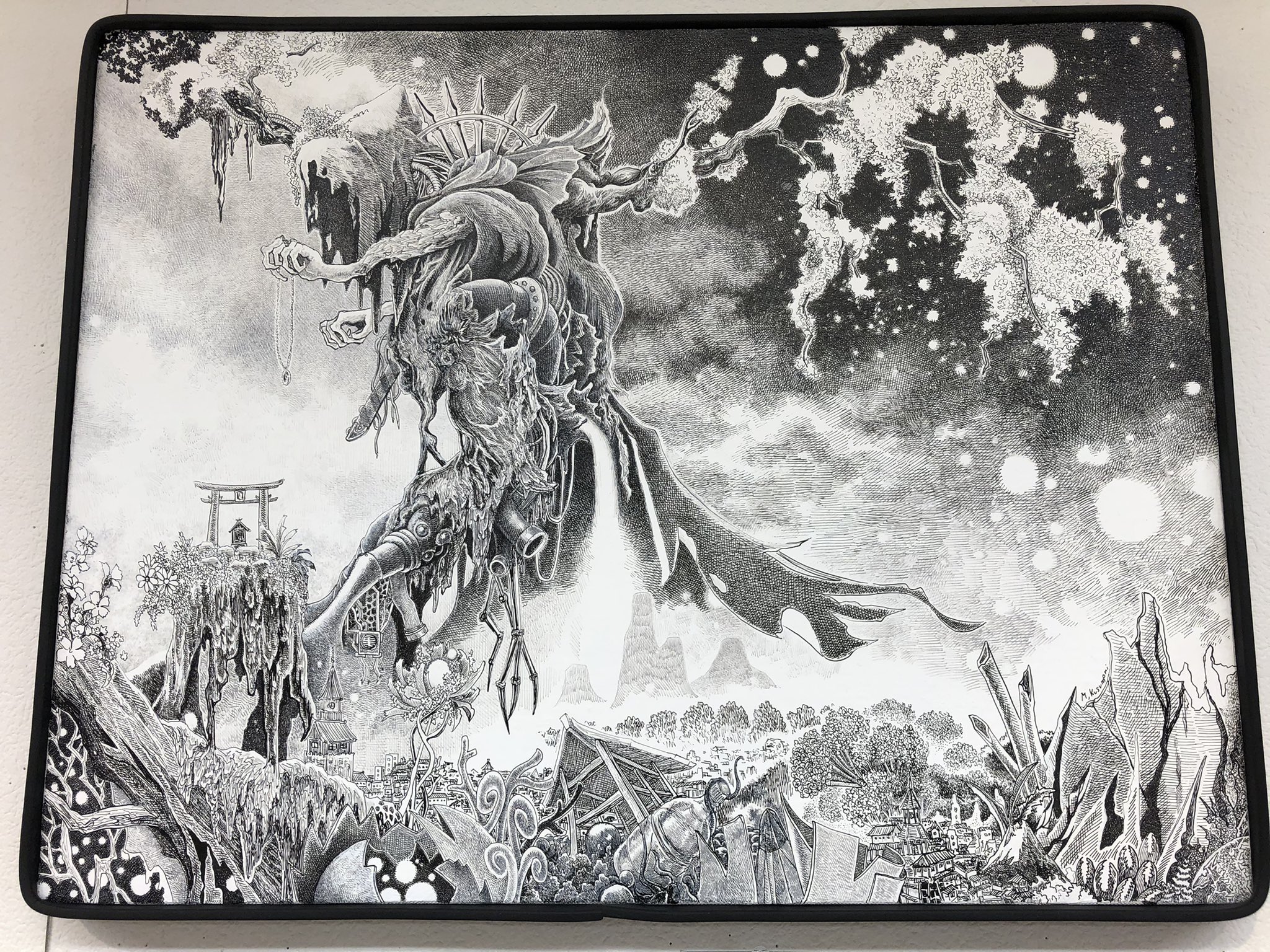 楠森道剛　アート作品　Michitaka Kusumori Art work EodwVJJU8AYJDak.jpg