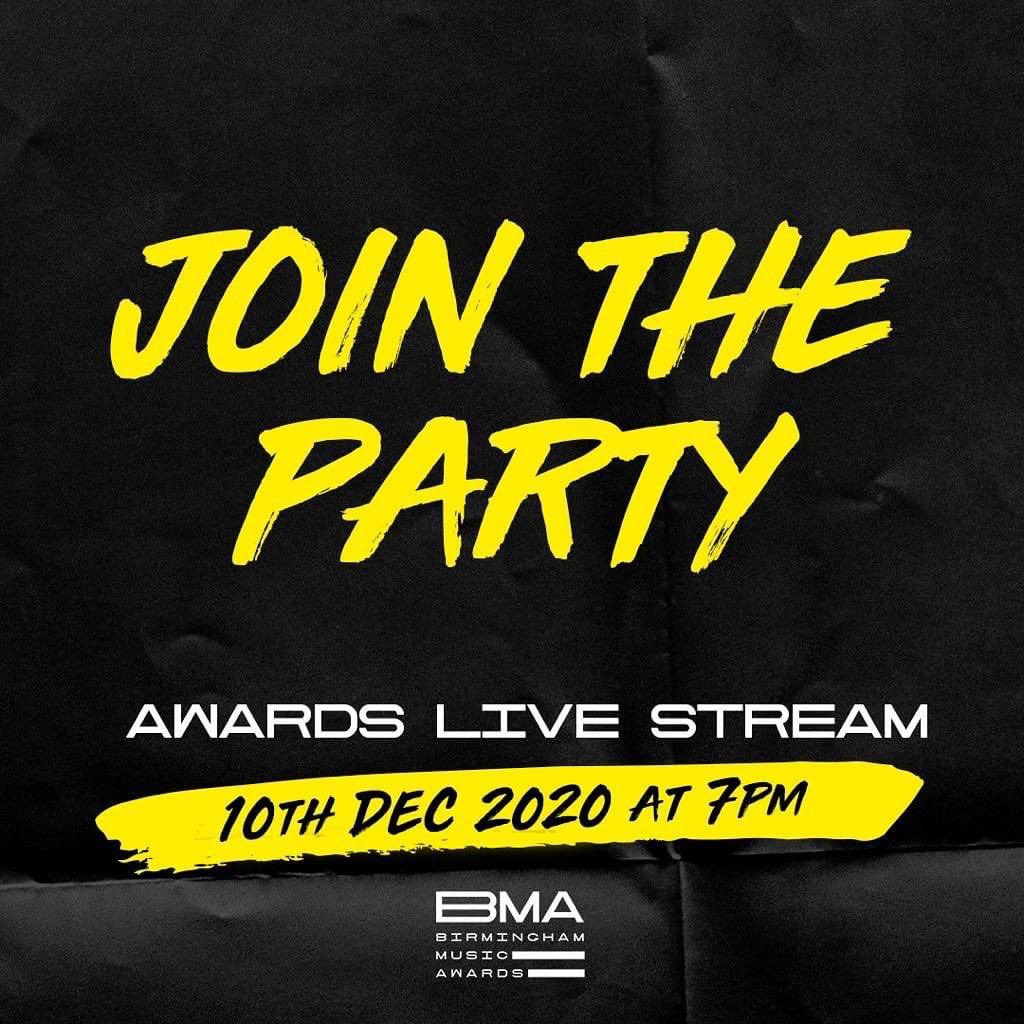 We’re nominated for ‘Best Rock’ at the Birmingham Music Awards - it’s on Thursday via live stream and we’re nominated along side so many awesome bands - many of which we’ve shared a stage with. 

All the best to all the nominated bands!