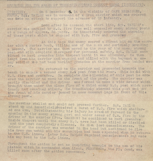Sgt Douglas 'Jock' Taylor DCM, of Aberdeen Scotland & the Carrier Plt of 2/7th Bn. A hero of the disastrous 'cavalry charge' by the US Urbana Force at Cape Endaiadere, New Guinea, December 5th 1942. Described as "One of the outstanding fighting men of the 2nd AIF".  #WeHaveWays