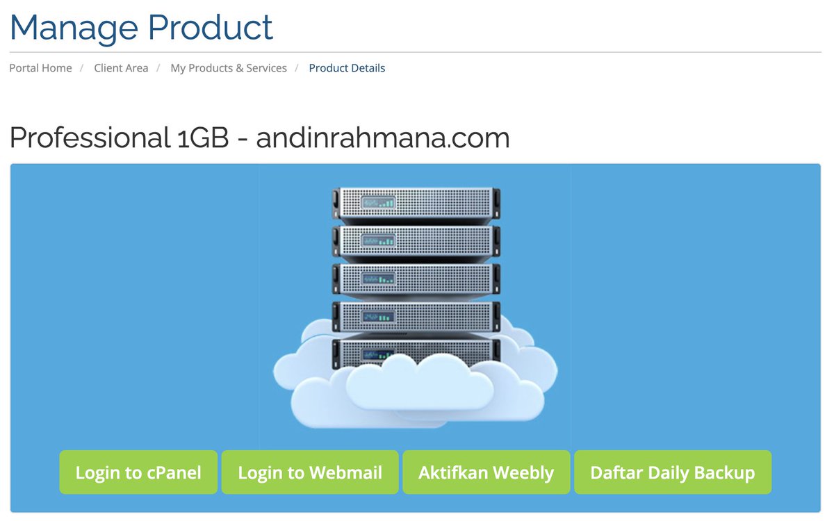 Cara mulai menginstall Wordpressnya :1. Login ke layanan penyedia domain dan hosting2. Pilih login ke cPanel3. Pilih install wordpress di softaculous di bagian paling bawah