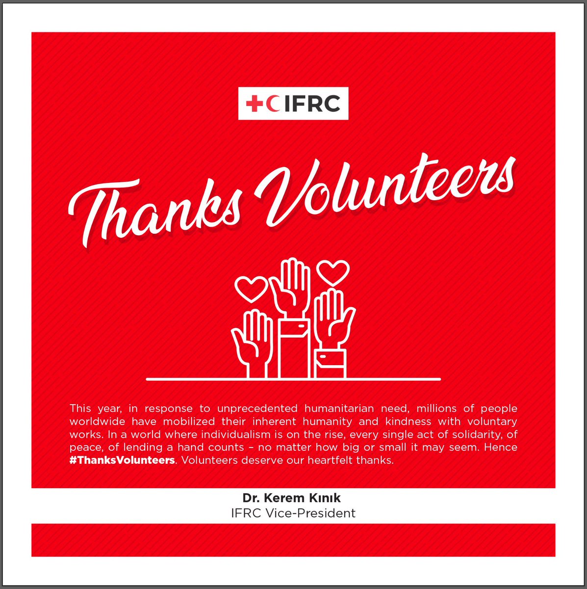 #ThanksVolunteers ❤️