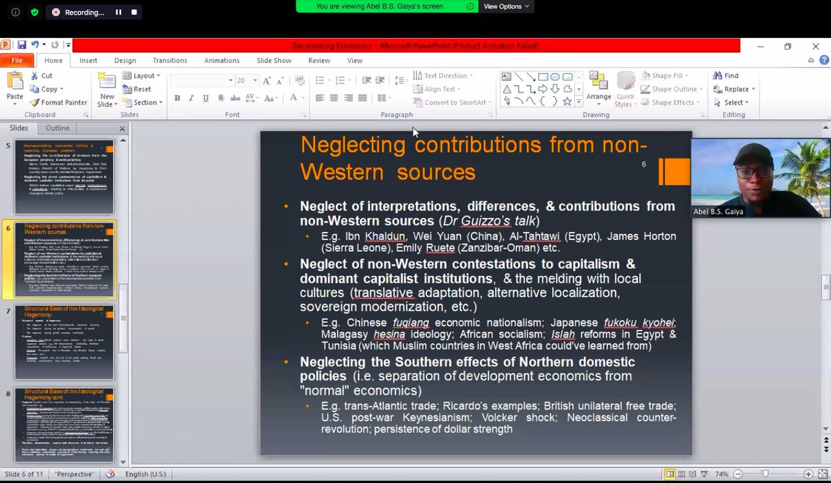  @Abel_Gaiya speaking on the marginalization of voices from the South and European periphery.