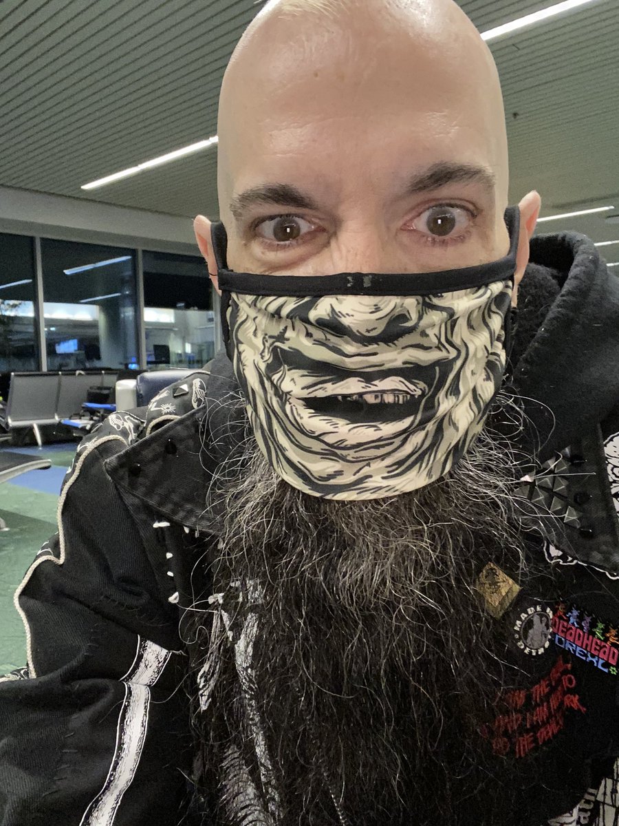 thedevildrexl's tweet photo. Florida bound! Wear a mask even if it’s someone else face you’re using 
See ya soon @NoPeaceFL 
#kingofnwhardcore #devilhimself #humanhorrorshow #deathmatch #prowrestling #nopeaceunderground https://t.co/RlTawCmDmb