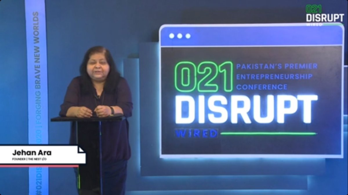 OpenMicPK's tweet photo. "I can't believe its over. I know I'm going to have withdrawal symptoms."

@jehan_ara has all of us teary-eyed during the closing of #021Disrupt2020 @TheNestiO https://t.co/5bFskG0D6U