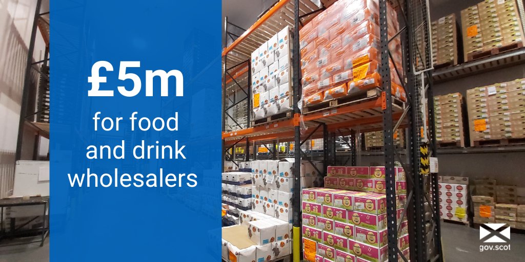 Applications have opened for the new Scottish Wholesale Food and Drink Resilience Fund.

Food &amp; Drink wholesalers that have seen sales fall by 20% or more since March can apply for funding to cover the shortfall in revenue and certain costs. 

Read more ➡️bit.ly/fdwfund