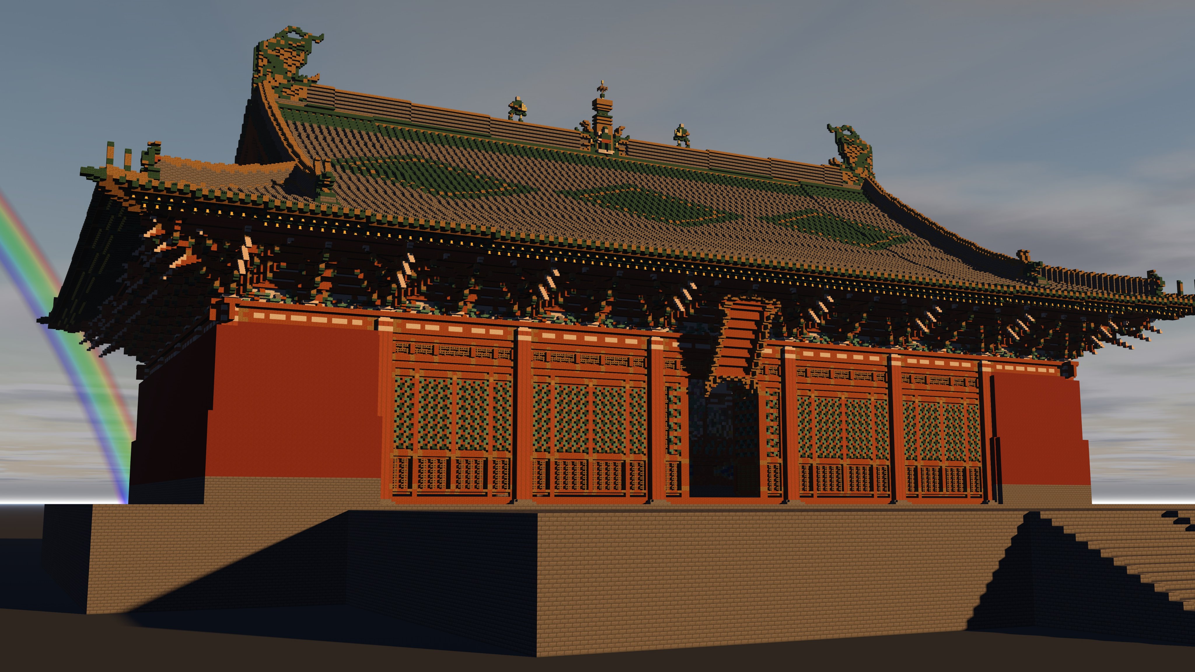 White Rock白岩on Twitter 我用我的世界 Minecraft 復原了一座金代 1115 1234 的建築 這座建築是位於山西省朔州市區崇福寺的彌陀殿 建造於金皇統三年 1143 是明代之前最大的歇山建築 T Co 2ym5uxksma Twitter