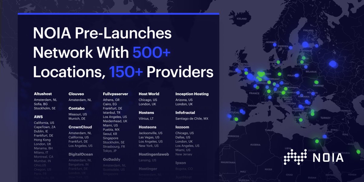  $NOIA Network pre-launch has been a real success. It can improve even some of the best cloud infrastructures like  @Azure Companies will be able to save lot of money thanks to this technology.